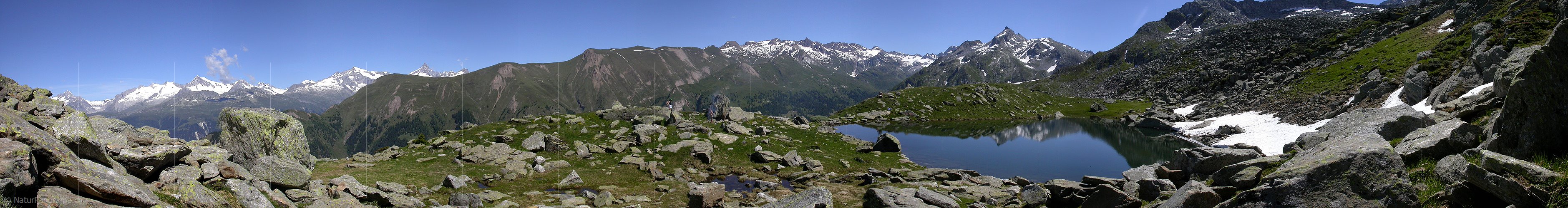 P000073: Panoramabild Schaplersee, Binntal