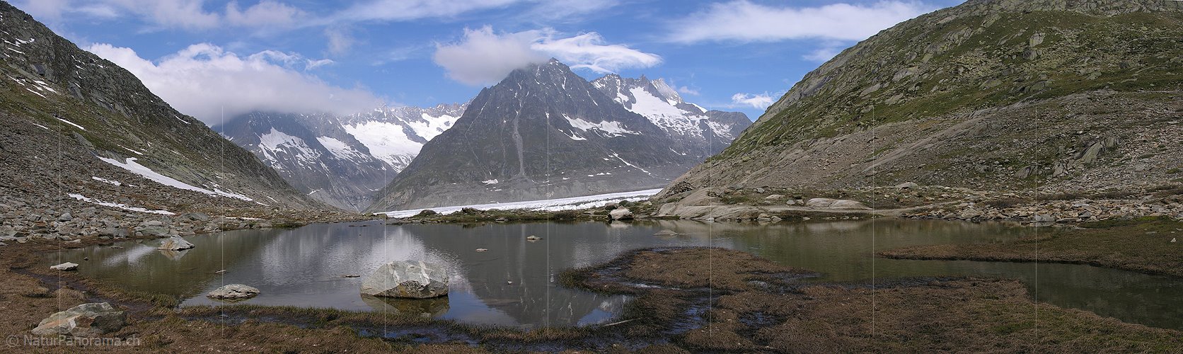 P000210: Panorama Märjalesee (Märjelesee), Aletsch