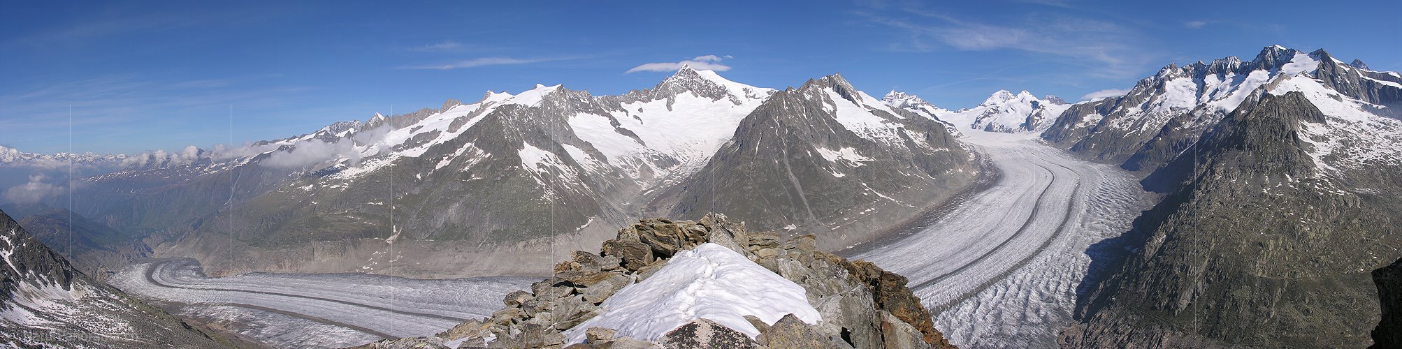 P000220: Panoramabild Eggishorn, Aletsch IV