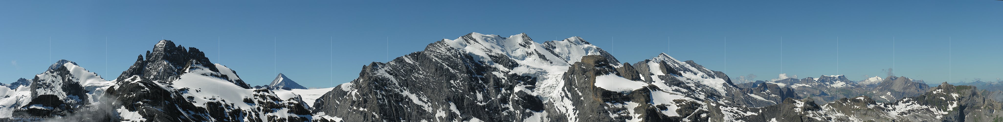 P000280: Panorama Gspaltenhorn, Blüemlisalp, Doldenhorn vom Hundshorn, Berner Oberland