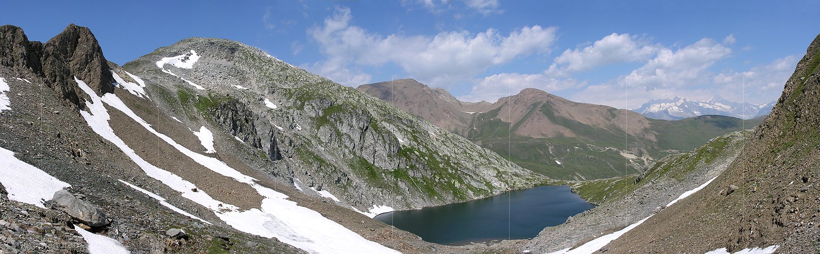 P000322: Panoramabild Blausee im Saflischtal, Binntal