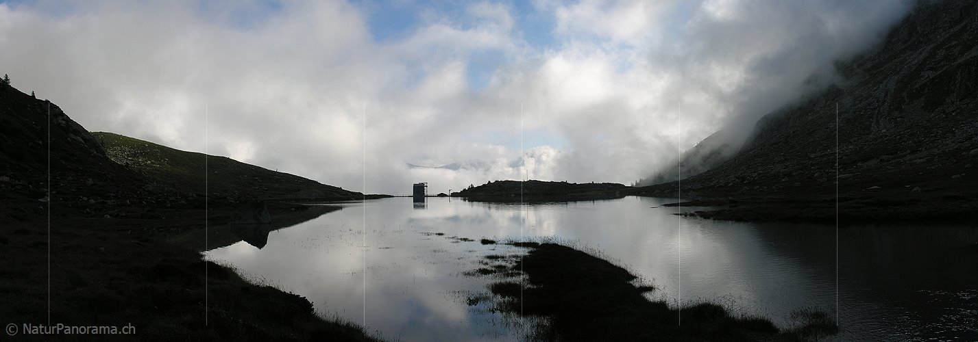 P000336: Panorama Morgenstimmung am Staubecken Chummibort