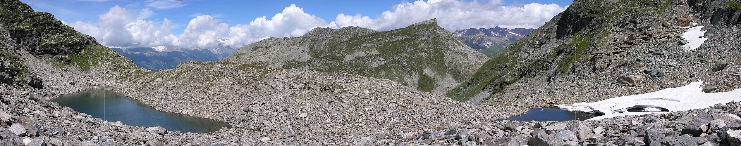 P000364: Panoramabild Bergsee Fleschsee, Binntal