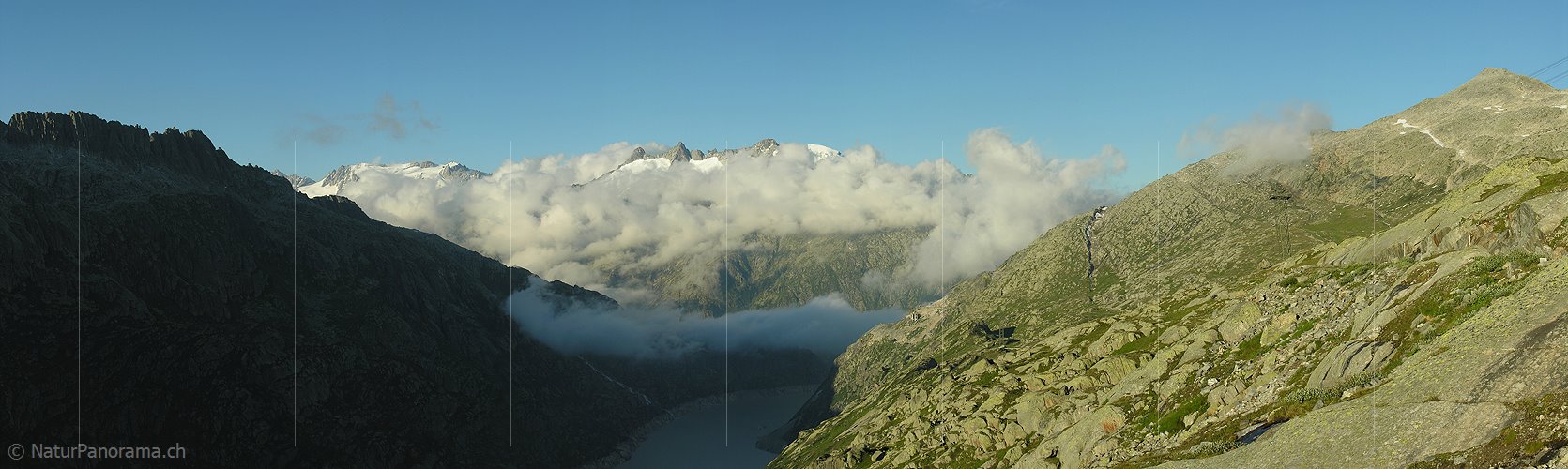 P000387: Panorama Grimselsee/Oberaar, Grimsel