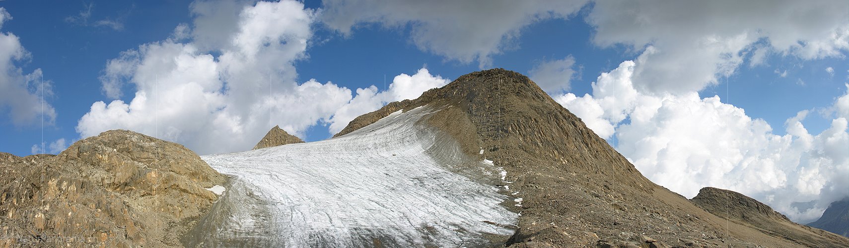 P000414: Panoramabild Fäldbachgletscher, Binntal