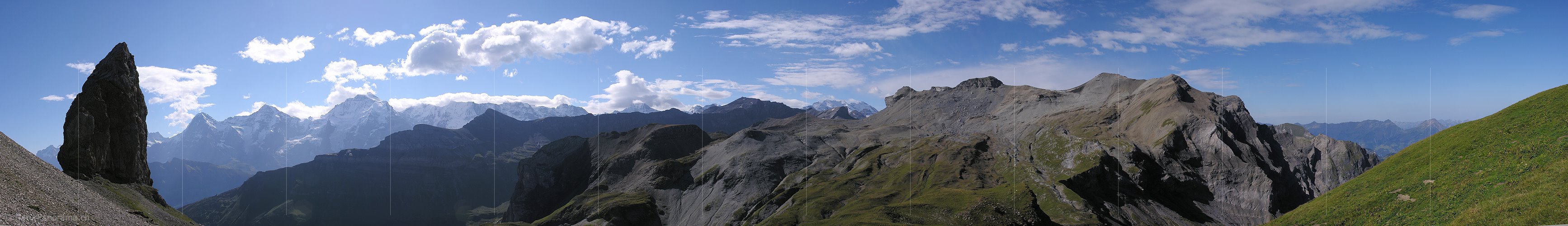 P000429: Panoramabild Lobhörner, Berner Oberland