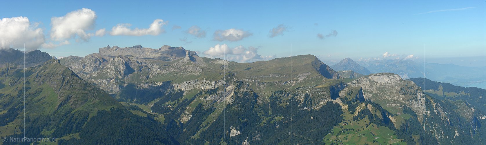 P000439: Panorama Schwalmere, Sulegg und Sulwald vom Männlichen oberhalb Wengen