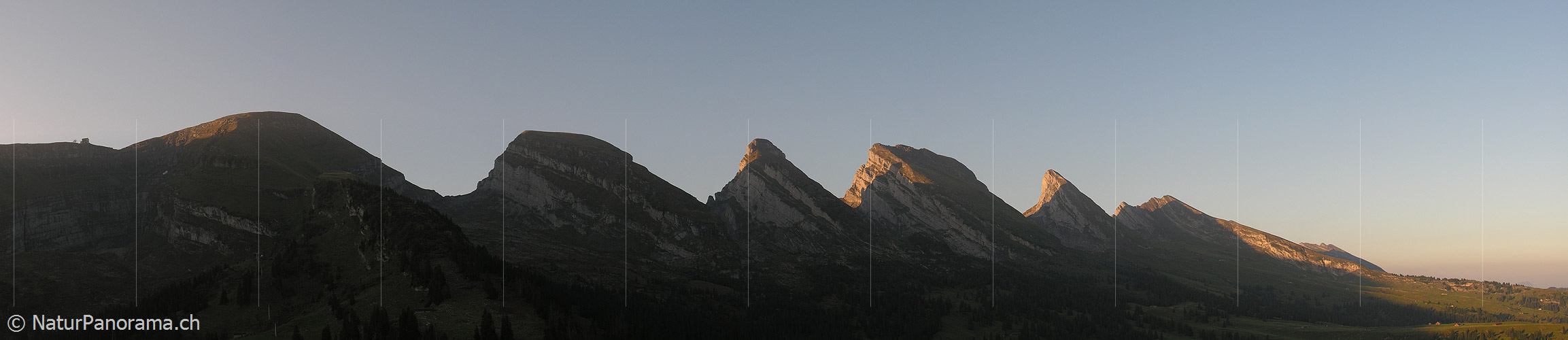P000453: Panoramabild Churfirsten, Toggenburg