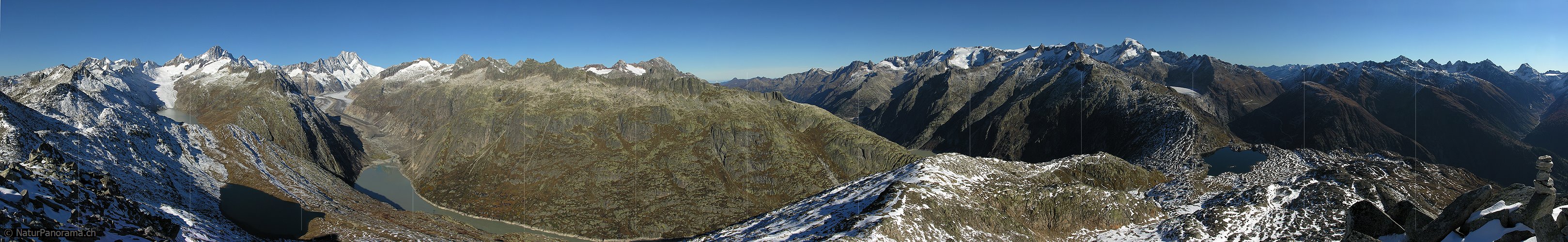 P000505: Panoramaaufnahme Grimselgebiet vom Sidelhorn