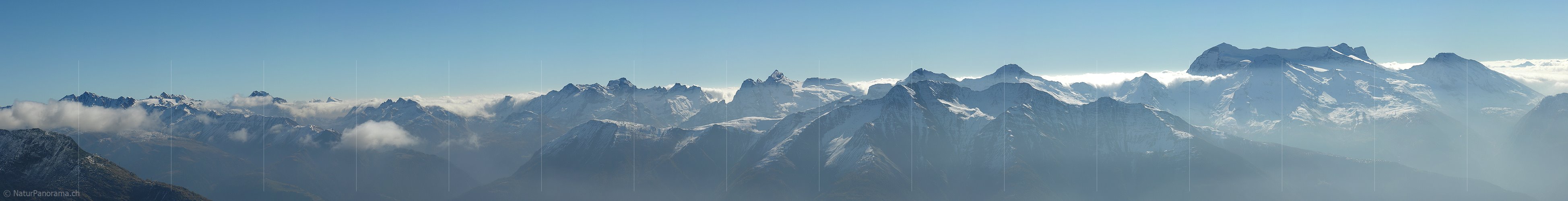 P000521: Panoramabild Sparrhorn, Belalp