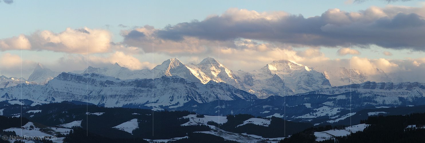 P000767: Panoramafoto Eiger, Mönch und Jungfrau
