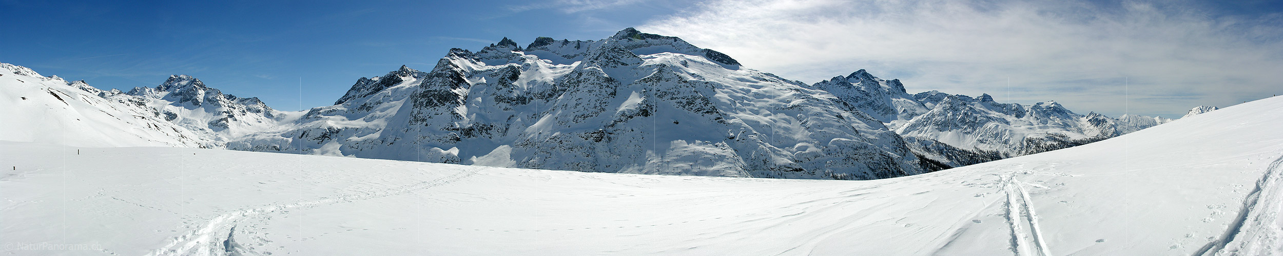 P000792: Panoramafoto Binntal im Winter