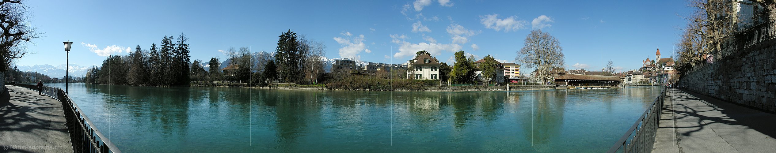 P000844: Panoramafoto Thun, Berner Oberland