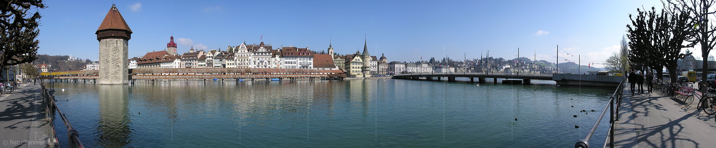 P000856: Panoramafoto Wasserturm, Luzern, Zentralschweiz