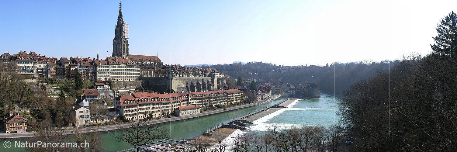 P000863: Panoramafoto Münster von Bern