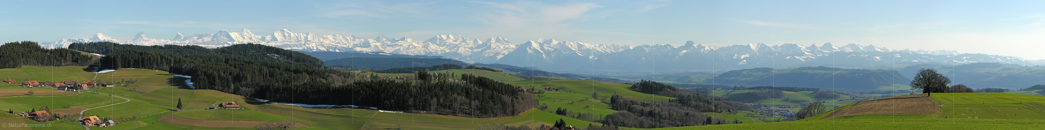 P000888: Panoramafoto Emmental / Berner Alpen