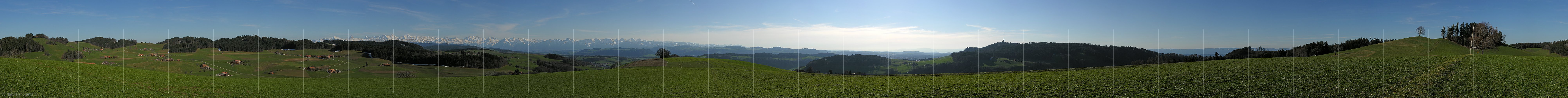 P000889: Panoramabild Emmental / Berner Alpen