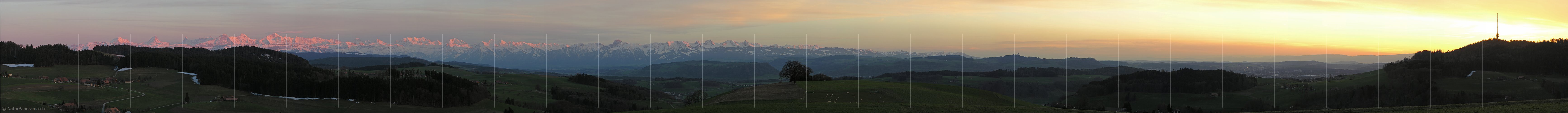 P000900: Panoramabild Emmental / Berner Alpen