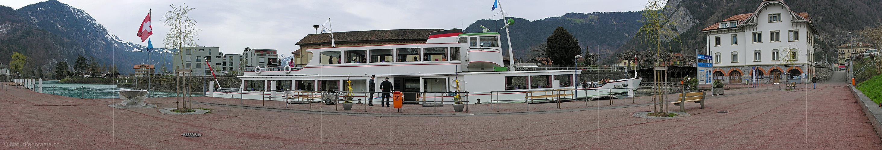 P000919: Panoramafoto Schifflände Interlaken West