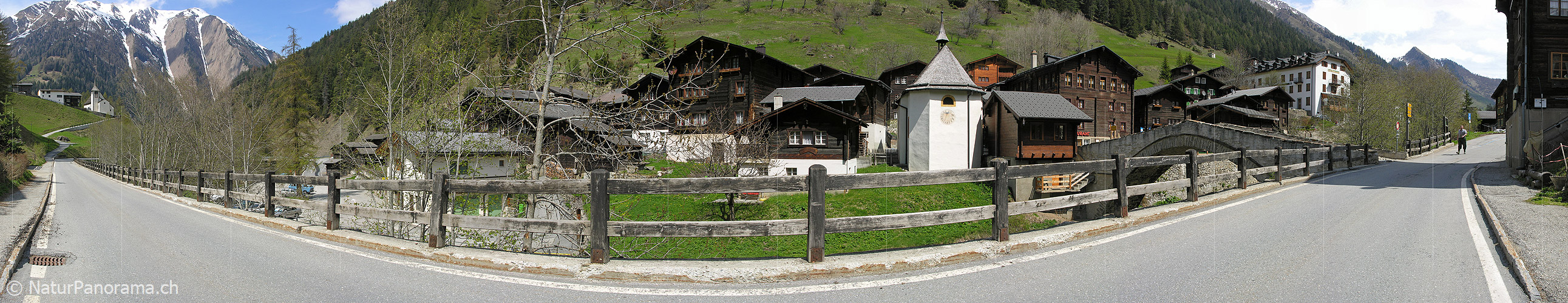 P000994: Panoramabild Binn, Wallis
