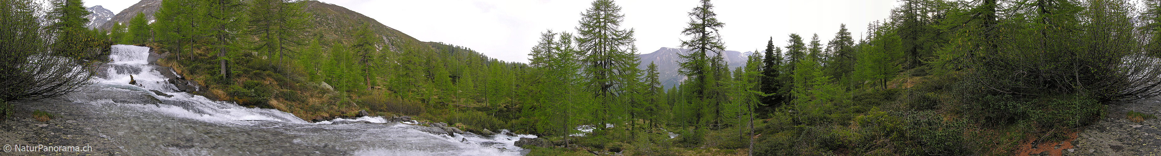 P001107: Panoramafoto Wasserfall