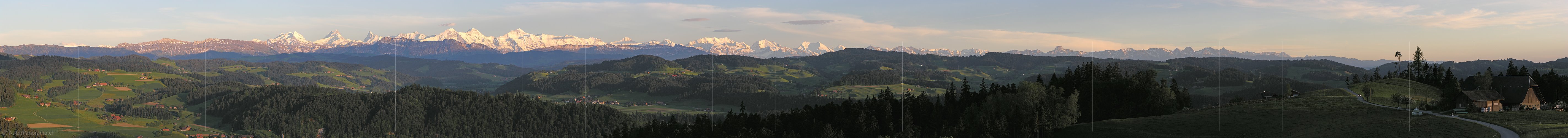P001148: Panorama Emmental und Berner Alpen
