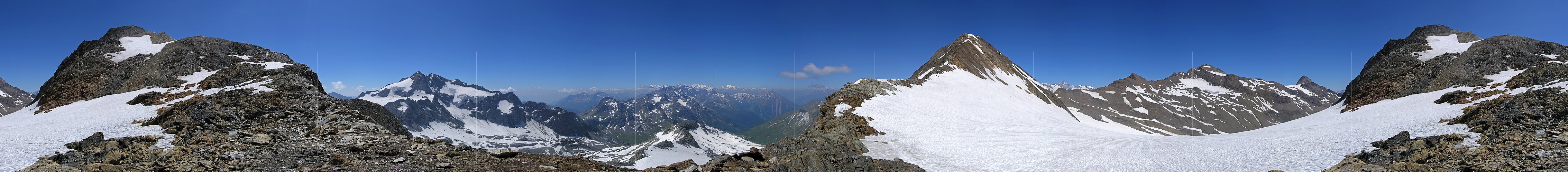 P001182: Panoramafoto Mittlebärgpass, Binntal