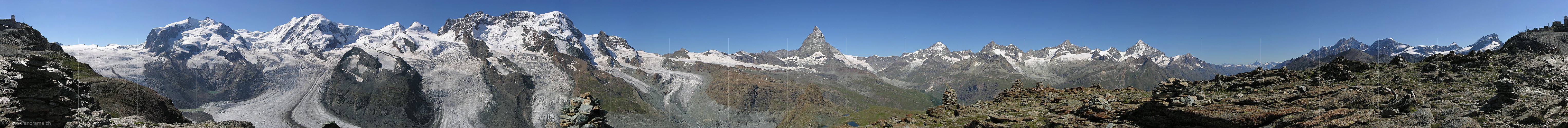 P001229: Panoramaaufnahme Gornergrat, Zermatt