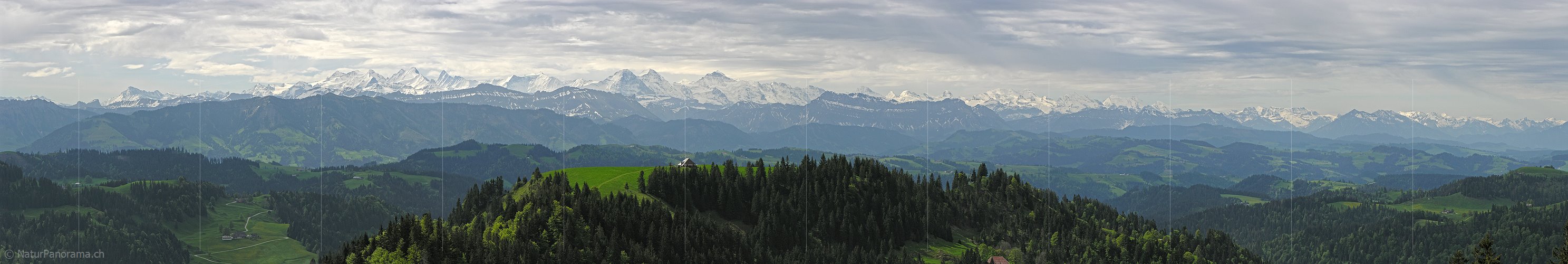 P001286a: Panoramabild Trub, Emmental