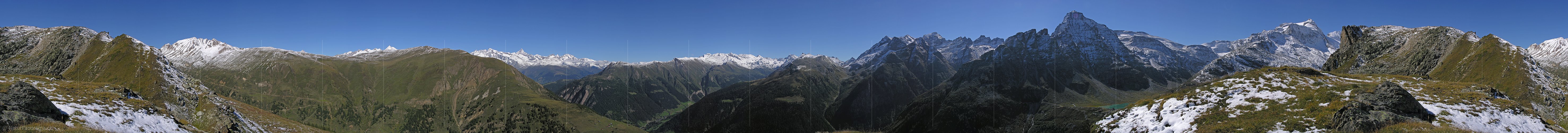 P001342: 360° Gipfelpanorama Meiggerhorn (Saflischtal)
