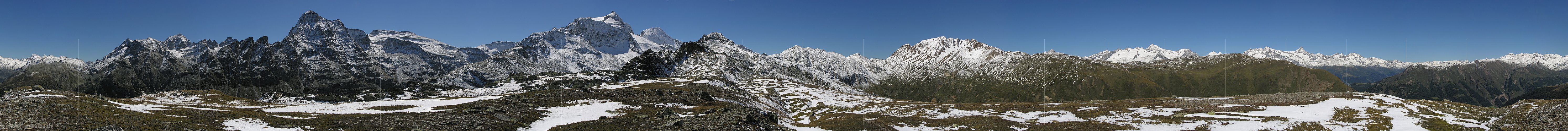 P001346: Panoramaaufnahme Sickeregale, Binntal