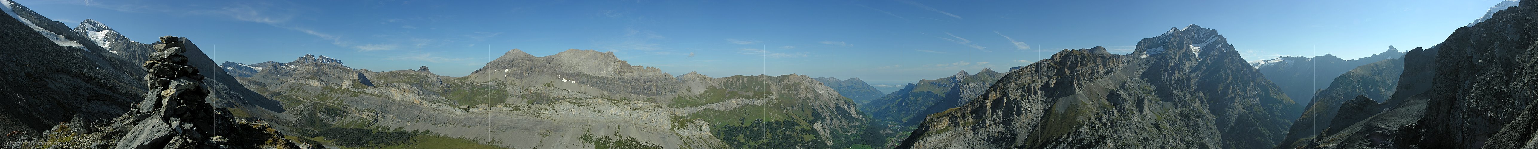 P001377: Panorama Unter Tatelishorn, Kandersteg