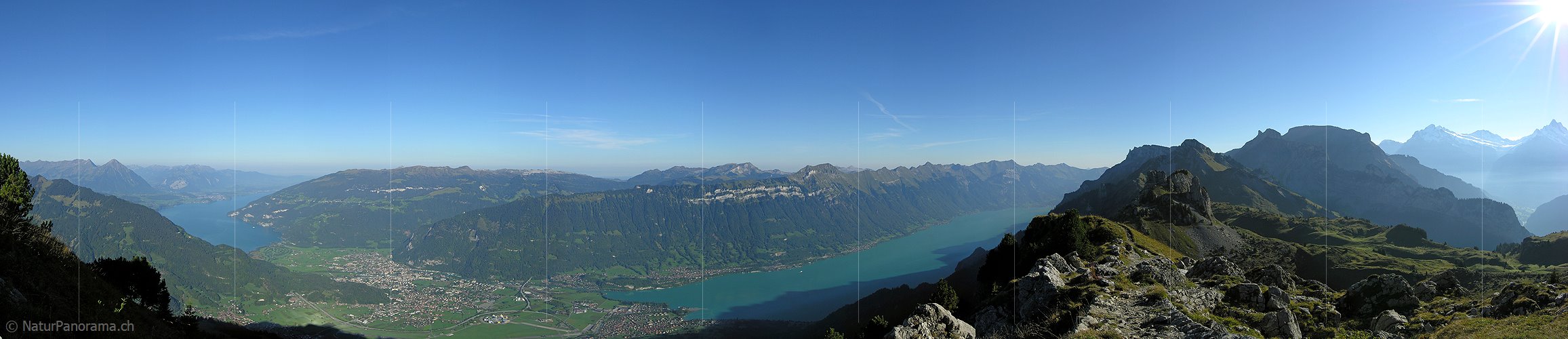 P001405: Panoramabild Schynige Platte, Jungfrauregion