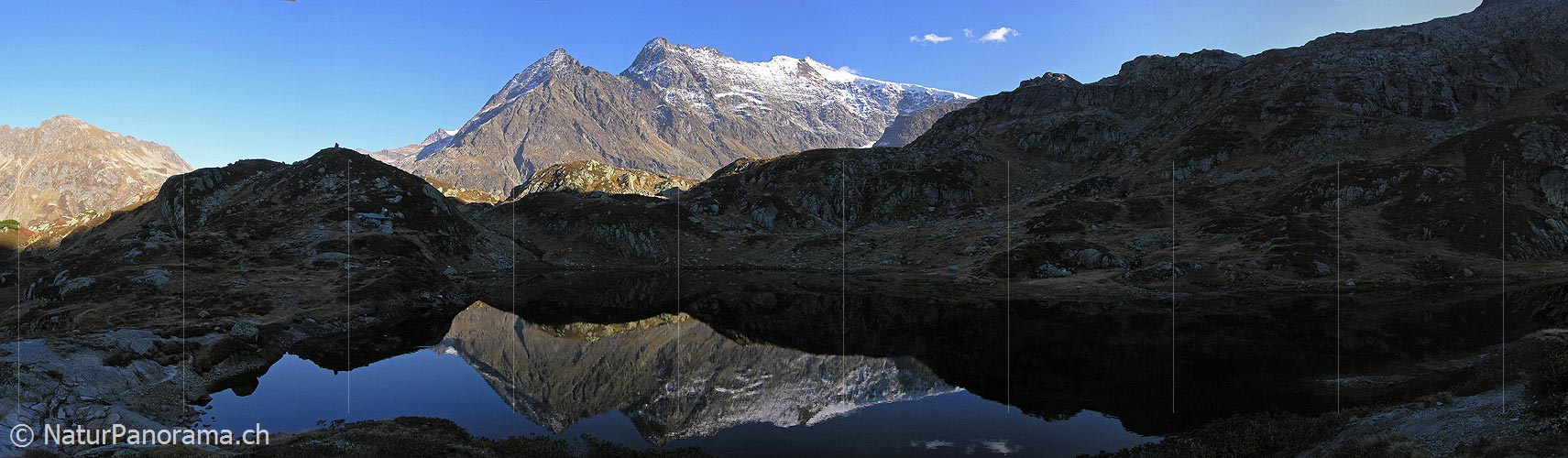 P001492: Panorama Abendstimmung mit Spiegelung