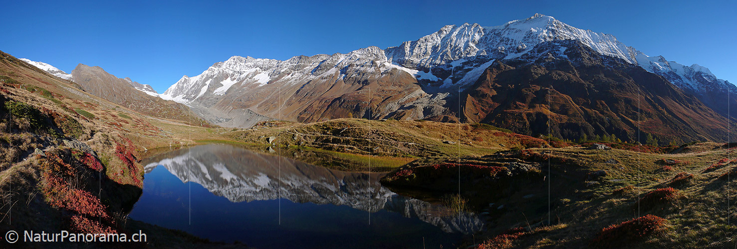 P001534: Panoramabild Guggisee, Lötschental