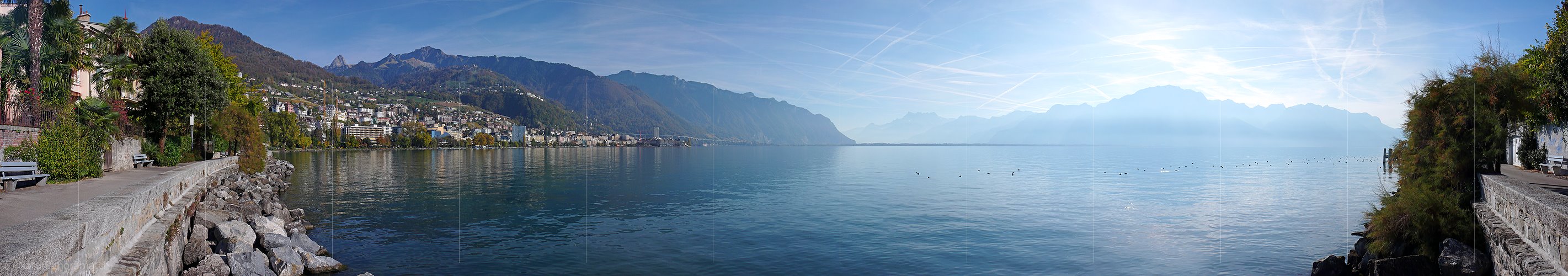 P001554: Panorama Genfersee bei Montreux