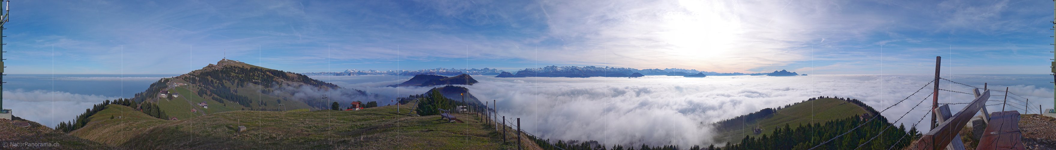 P001575a: 360° Gipfelpanorama Rigi Rotstock