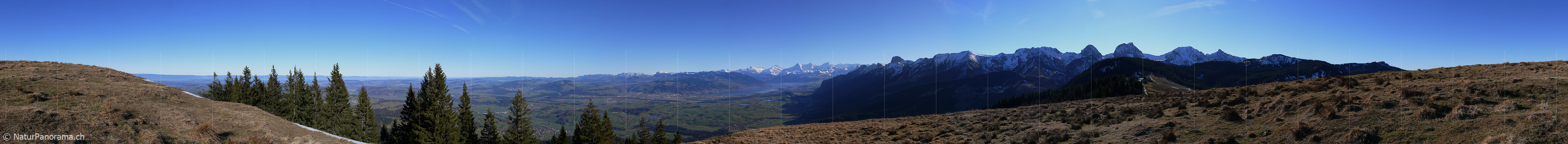 P001787: Panoramafoto Gurnigel, Gantrisch