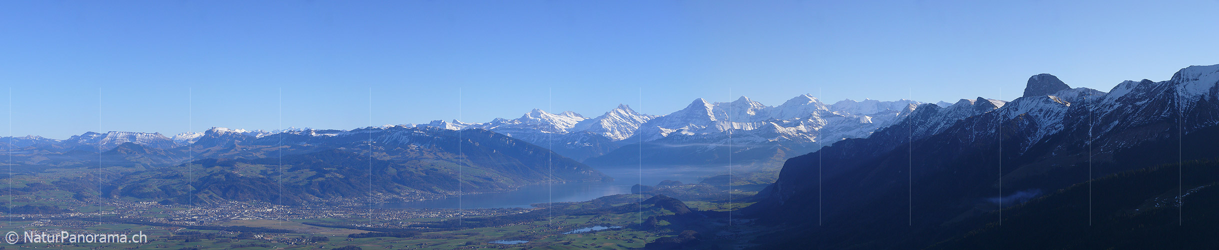 P001788: Panorama Thunerseeregion und Berner Alpen/Voralpen vom Gurnigel/Gantrisch