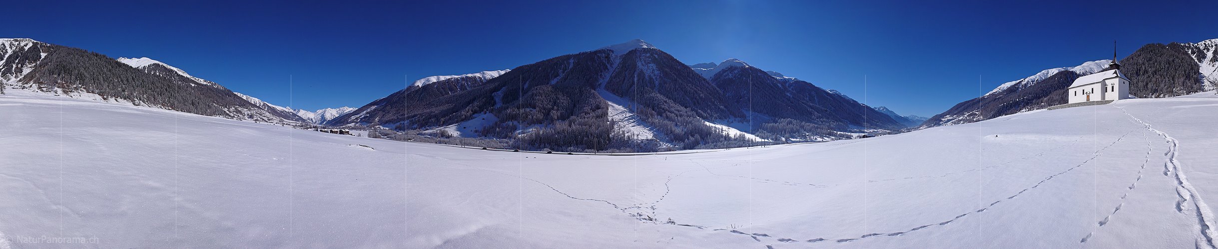 P001837: Panoramafoto Ritzingen, Goms, Wallis