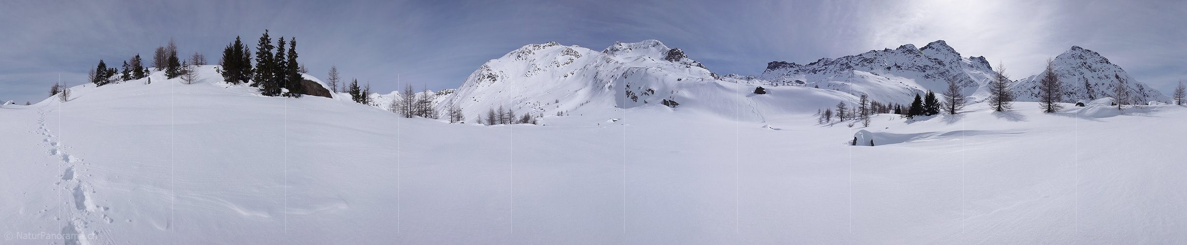 P001951: Panorama Berglandschaft im Winter