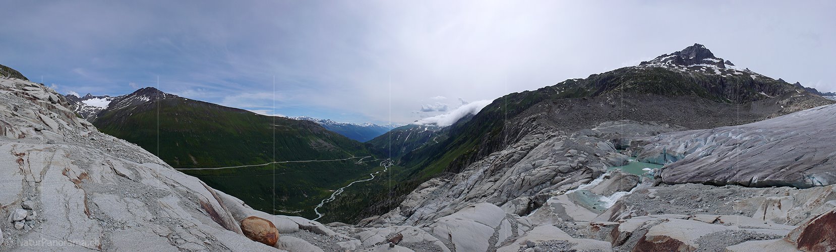 P002299: Panoramafoto Gletscherlandschaft