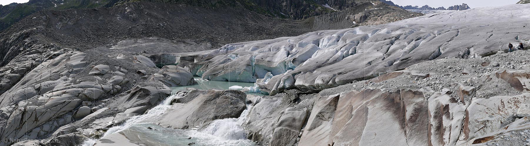 P002308: Large panoramic Glacier (Rhone Glacier, Date 6.2007)