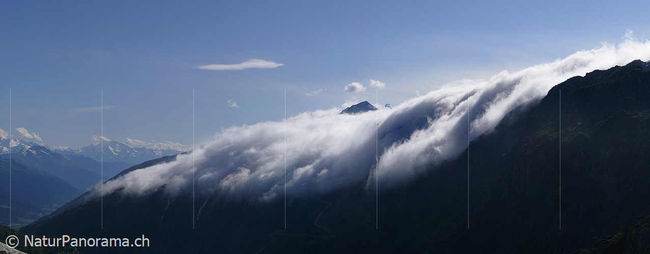 P002315: Panoramabild Nebelwalze (Grimselschlange)