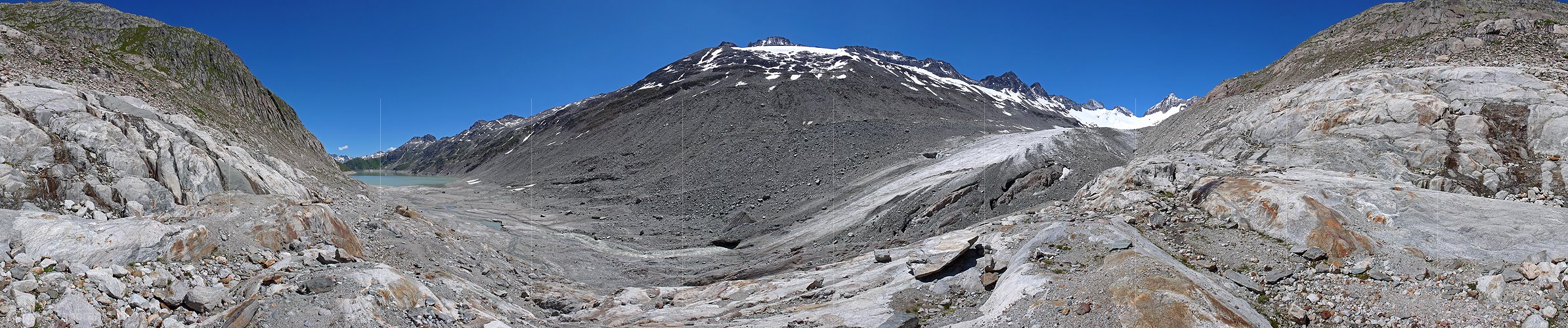 P002342: Panoramabild Gletscherzunge