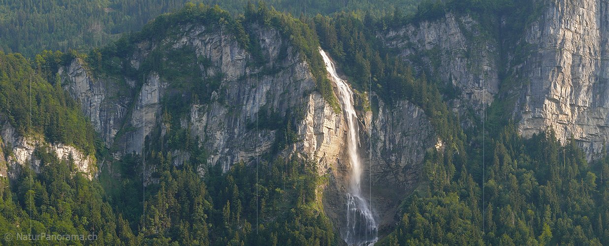 P002417: Panoramafoto Wasserfall