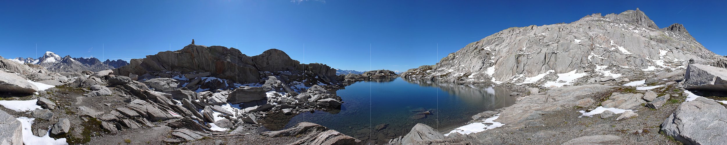 P002458: Panoramafoto Galenstock und Bergsee