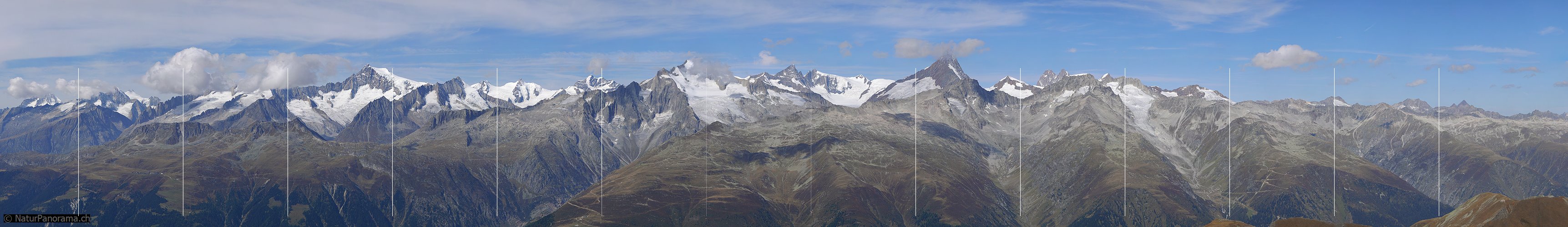 P002510: Grosspanorama Berner Alpen von Süden