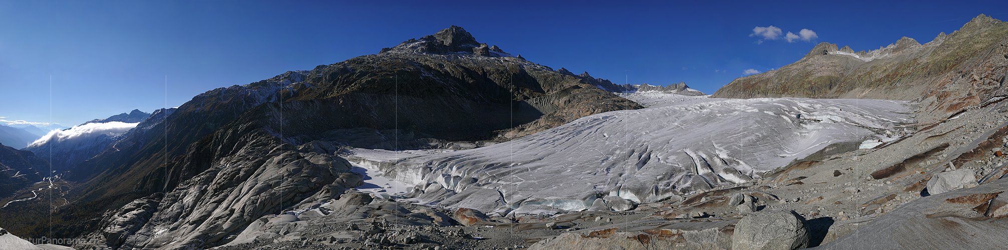 P002728: Panoramabild Rhonegletscher