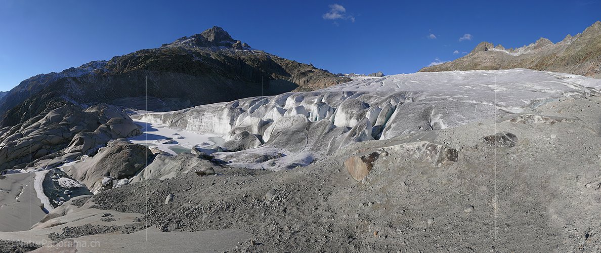 P002729: Panoramabild Gletschersee am Rhonegletscher